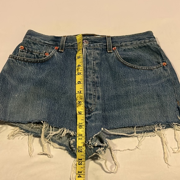 Re /Done Jean denim shorts - Picture 2 of 7